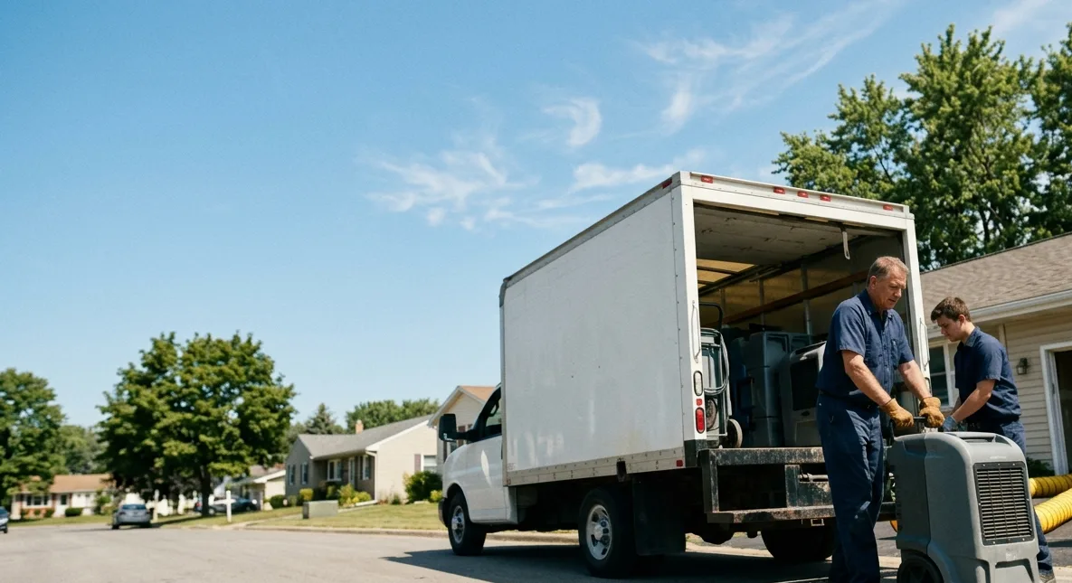 Water Damage Cleanup in Franklin Furnace, OH near me